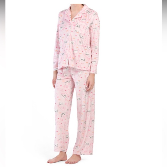 KAREN NEUBURGER Encore Fleece Pajama Set - Picture 13 of 14